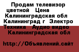 Продам телевизор цветной › Цена ­ 3 500 - Калининградская обл., Калининград г. Электро-Техника » Аудио-видео   . Калининградская обл.